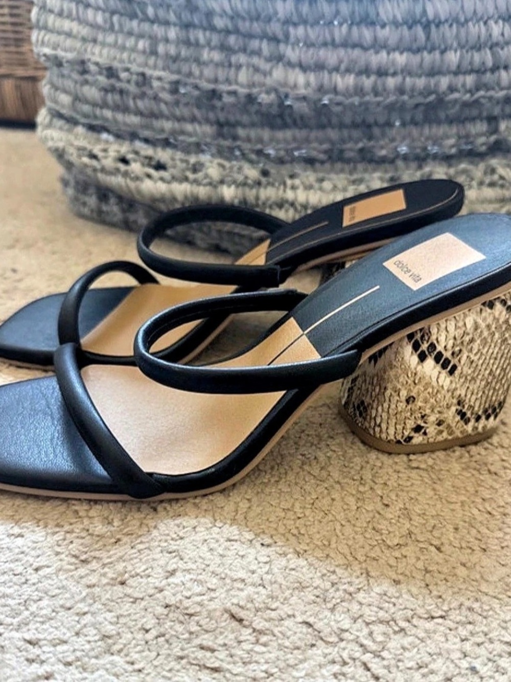 dolce vita Noles Heel Black & Brown Heels
